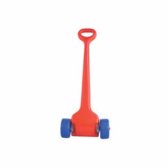 Ok Play Push Wheel For Kids,Push & Pull Stick, Wheels Pusher On Stick Toys For Kids, Red, 0 To 2 Years