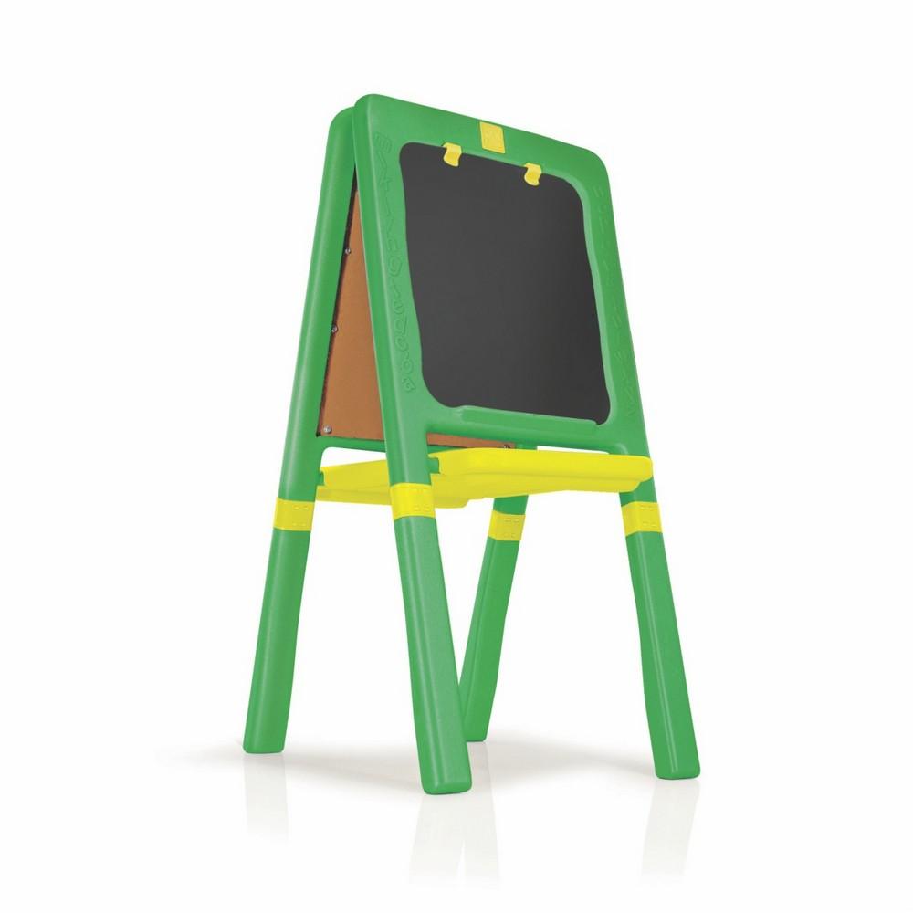 Ok Play The Easel Board, Display Easel, Easel For Kids Drawing & Writing, Green & Yellow, 2 To 4 Years