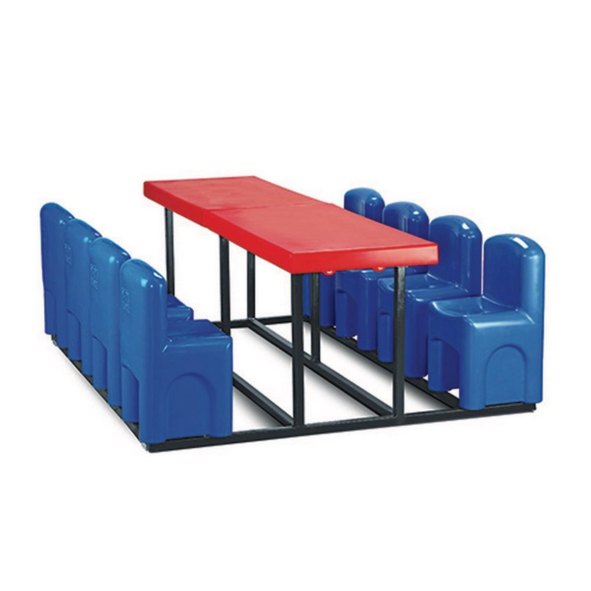 Ok Play The Eight Wonders, Table & Chair, Perfect For Home And School, Red & Blue, 2 to 4 Years