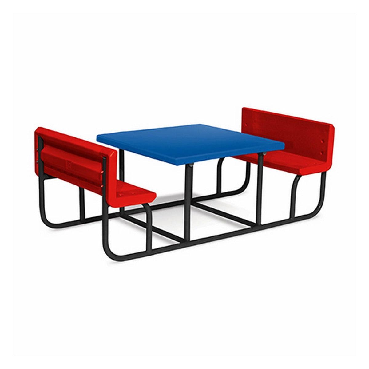 Ok Play Two Good, Table & Chair, Study Table, Perfect For Home And School, Blue & Red, 5 to 10 Years