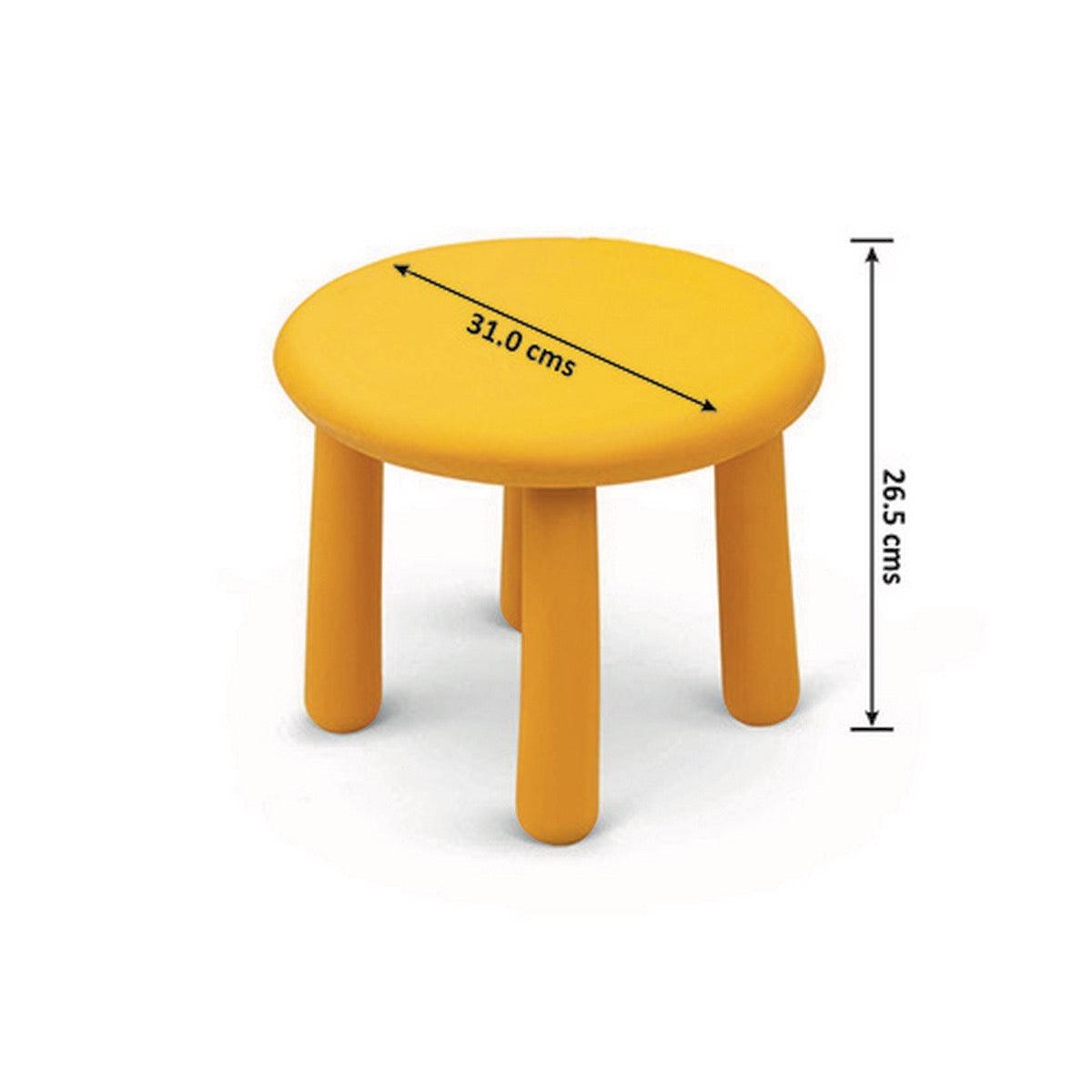 Ok Play Hobo Baby Stool, With Detachable Legs For Kids, Perfect For Home And School, Yellow, 2 to 4 Years