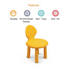 Ok Play Hobo Baby Chair, With Detachable Legs For Kids, Perfect For Home And School, Yellow, 2 to 4 Years