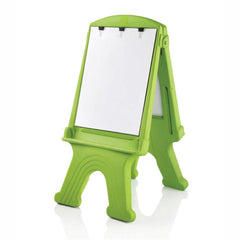 Ok Play Easel Grand, Display Easel, Easel For Kids Drawing & Writing, Perfect Plastic Board, Green, 5 To 10 Years
