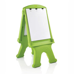 Ok Play Easel Grand, Display Easel, Easel For Kids Drawing & Writing, Perfect Plastic Board, Green, 5 To 10 Years