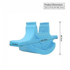Ok Play Rocker Medium For Kids, Boat Ride On Toy, Indoor And Outdoor, Blue, 2 To 4 Years