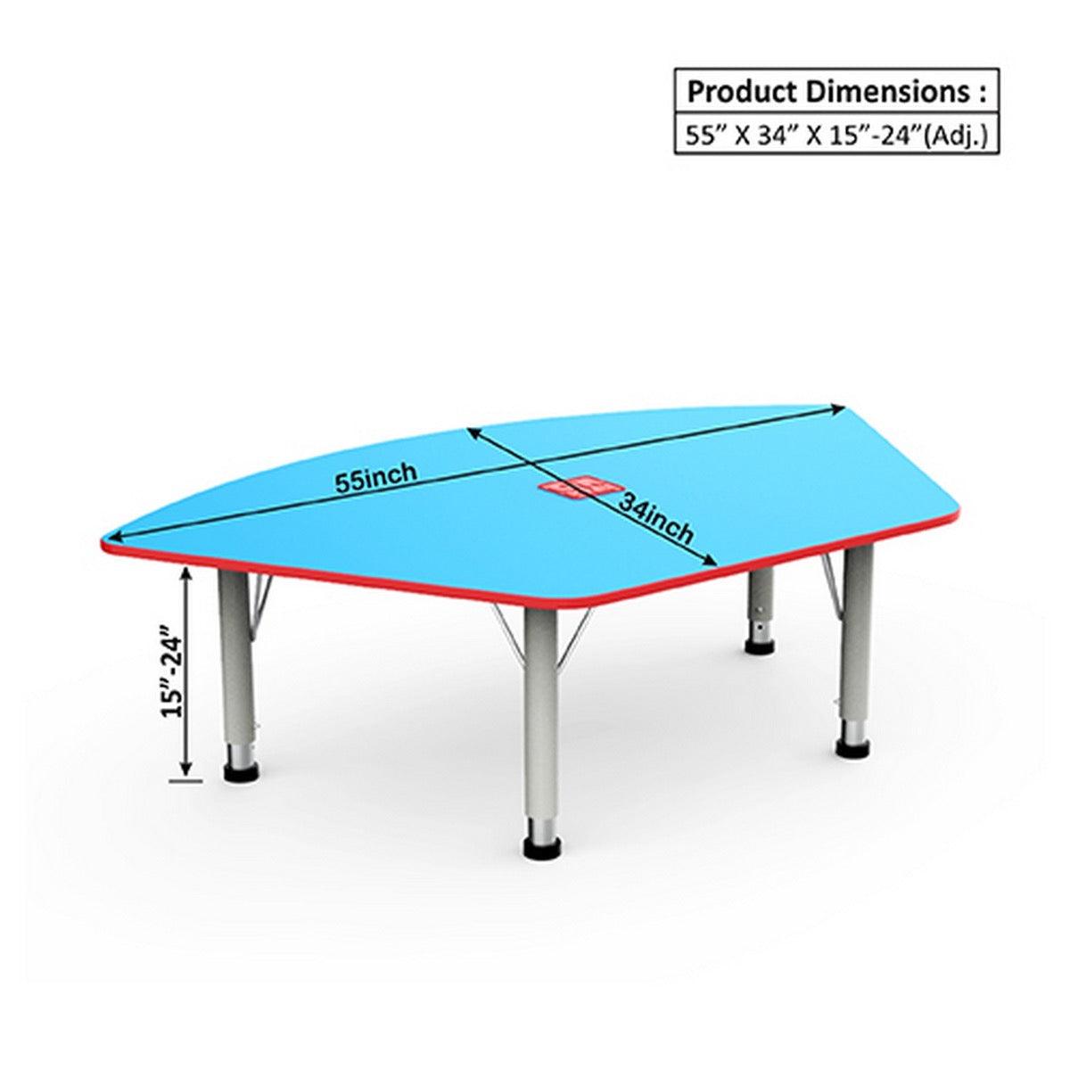Ok Play Tech Table, Activity Table, Castle Chair, Perfect For Home, Creches And School, Blue, 2 to 4 Years