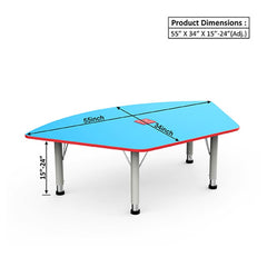 Ok Play Tech Table, Activity Table, Castle Chair, Perfect For Home, Creches And School, Blue, 2 to 4 Years
