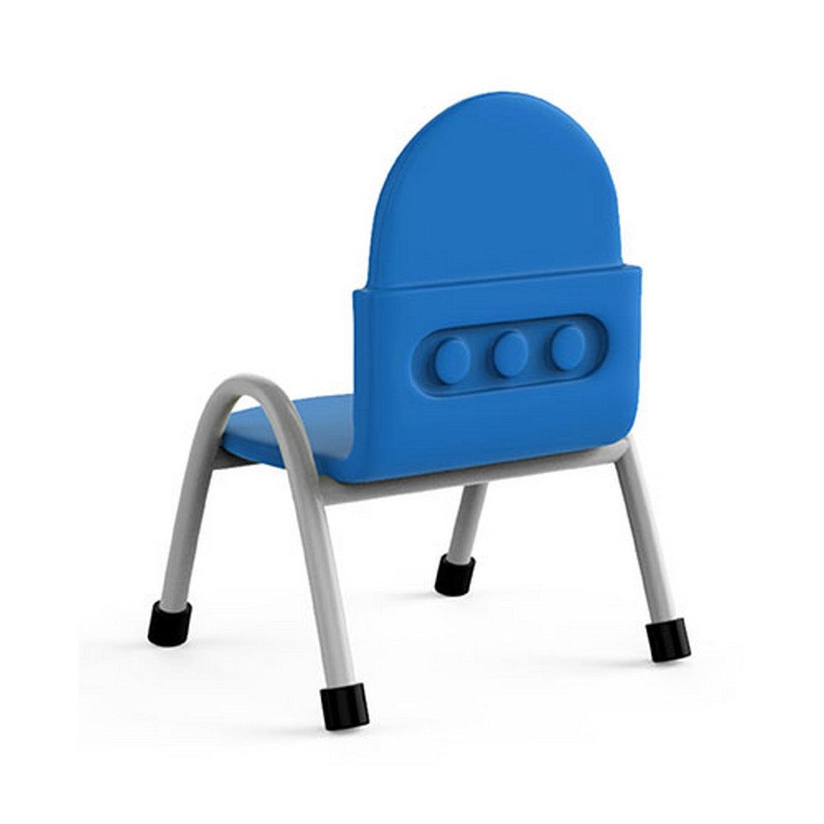 Ok Play Robo Chair, Study Chair, Sturdy And Durable Chair, Plastic Chair, Perfect For Home, Creches And School, Blue, 2 to 4 Years, Height 8 Inches