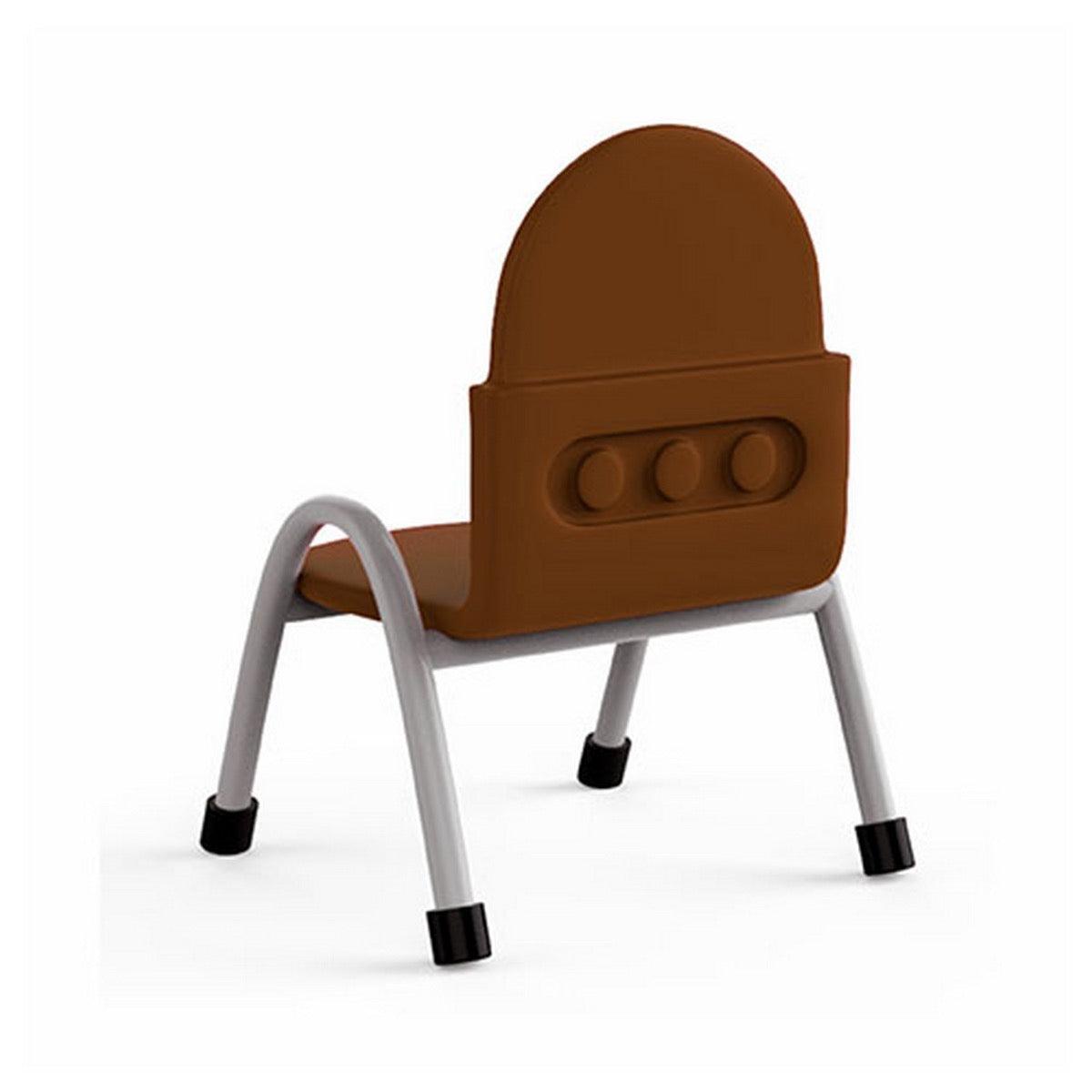 Ok Play Robo Chair, Study Chair, Sturdy And Durable Chair, Plastic Chair, Perfect For Home, Creches And School, Brown, 5 to 10 Years, Height 10 Inches