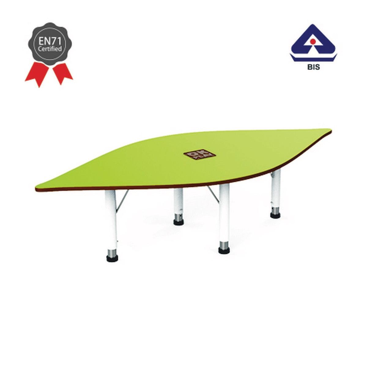 Ok Play Leaf Table, Activity Table, Castle Chair, Perfect For Home, Creches And School, Parrot Green, 2 to 4 Years