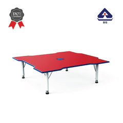 Ok Play Manor Table, Activity Table, Castle Chair, Perfect For Home, Creches And School, Red, 2 to 4 Years