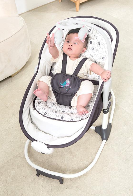 Mastela 6 In 1 Multi-Function Rocker & Bassinet Pink - For Ages 0-3 Years
