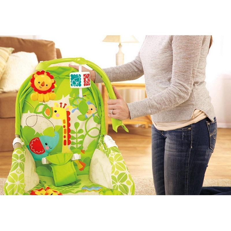 Fisher Price Newborn to Toddler Rocker Worldwide & Diaper Bag