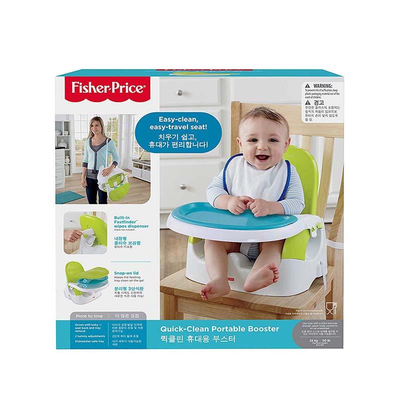 Fisher Price Clean N Go Booster, Multi Color