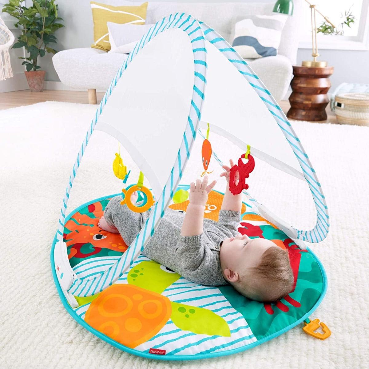 Fisher Price Fold & Go Portable Gym, Folds and Fits into a Diaper Bag