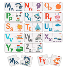 Fisher Price Fun with Alphabets 56 Pieces Alphabet Matching Puzzles for Kids