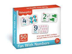 Fisher Price Fun with Numbers 50 Pieces Numbers Matching Puzzle for Kids