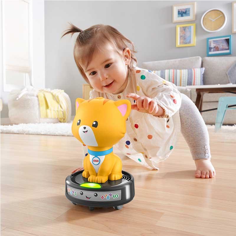Fisher Price Laugh & Learn Crawl-After Cat On A Vac¬¨‚Ä†