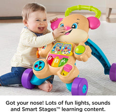 Fisher Price Laugh and Learn Smart Stages Learn with Sis Walker, Colourful Musical Walker