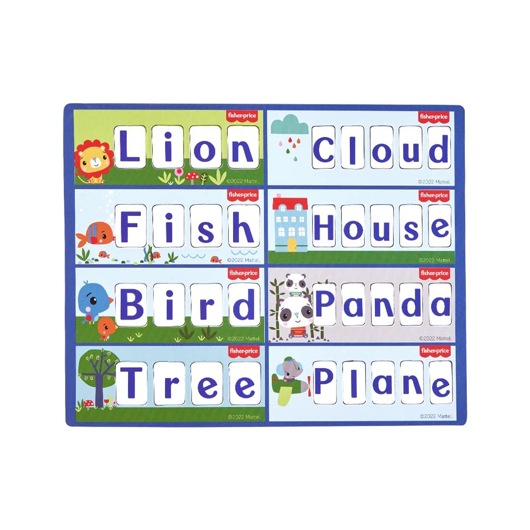 Fisher Price Learn to Spell 60 Pieces Spelling Puzzles for Kids