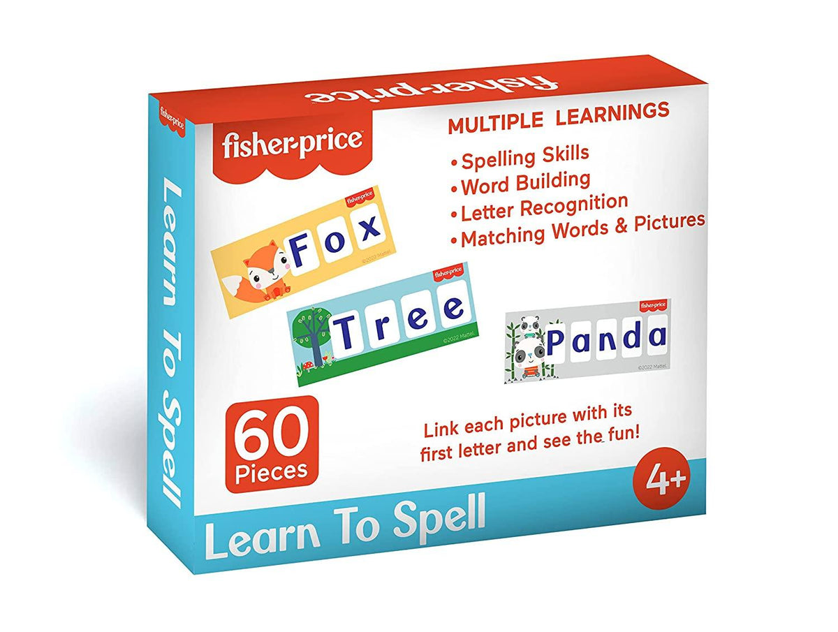 Fisher Price Learn to Spell 60 Pieces Spelling Puzzles for Kids