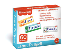 Fisher Price Learn to Spell 60 Pieces Spelling Puzzles for Kids