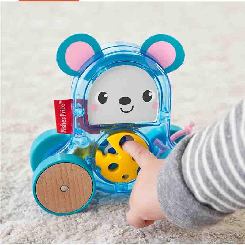 Fisher Price Rollin' Surprise Mouse, Push-Along Toy Vehicle For Baby
