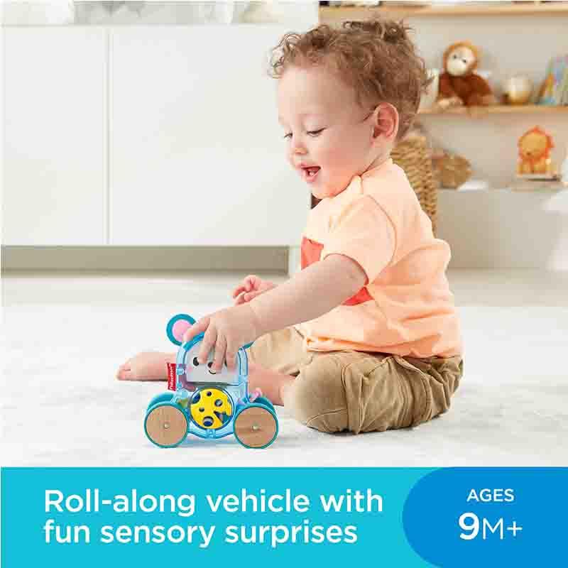 Fisher Price Rollin' Surprise Mouse, Push-Along Toy Vehicle For Baby