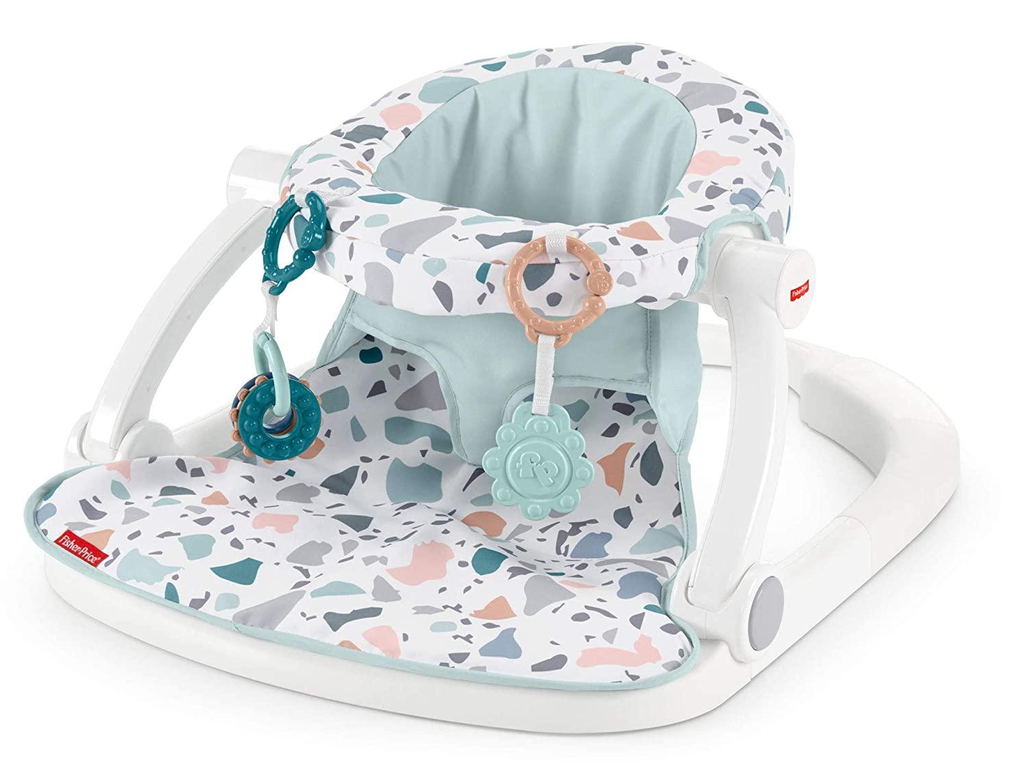Fisher Price Sit-Me-Up Floor Seat - Pacific Pebble Theme, Infant Chair