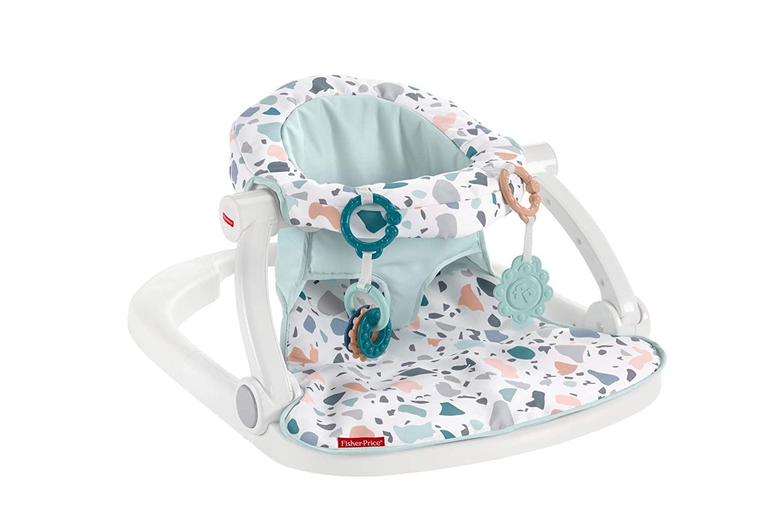 Fisher Price Sit-Me-Up Floor Seat - Pacific Pebble Theme, Infant Chair