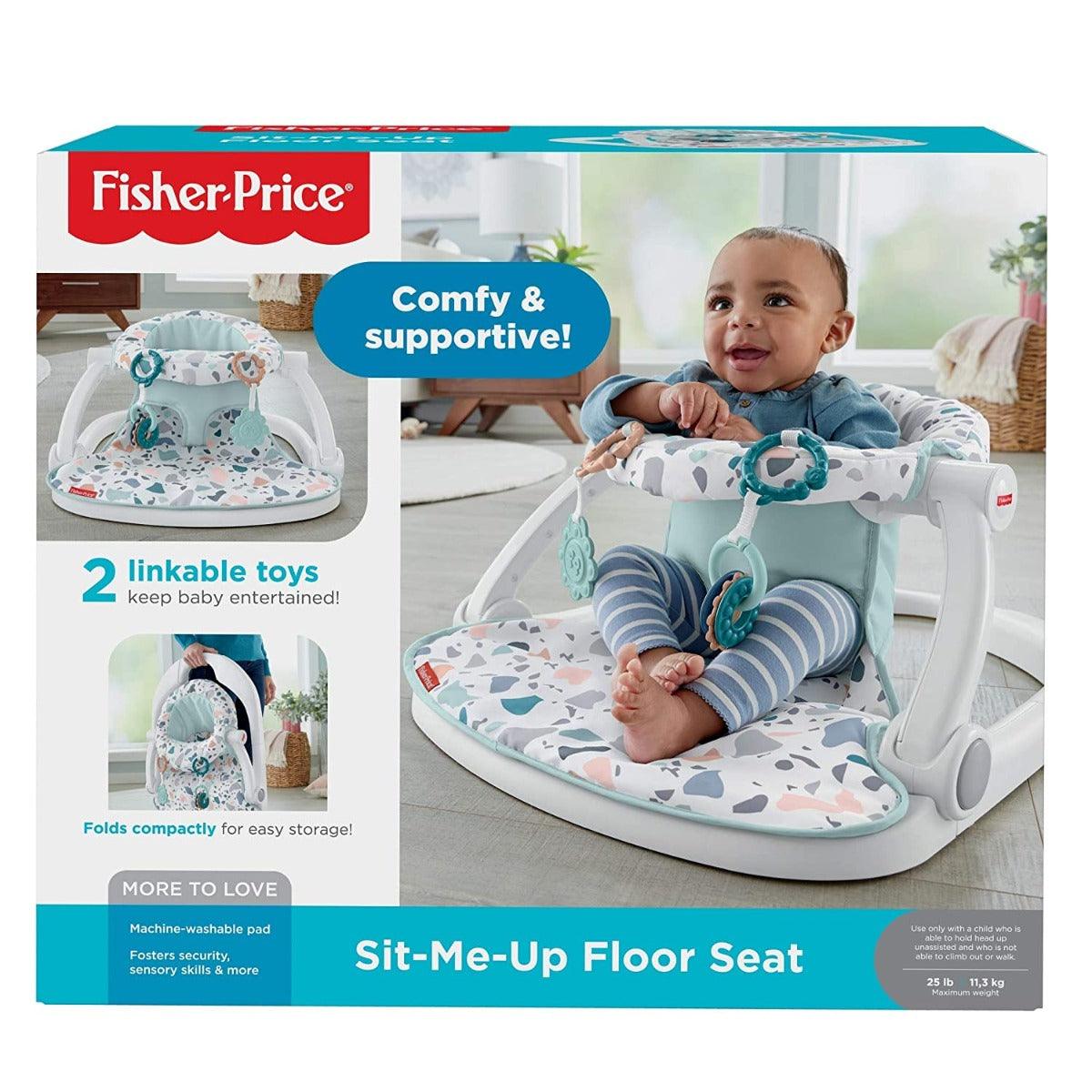 Fisher Price Sit-Me-Up Floor Seat Pacific Pebble Theme, Infant Chair