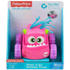 Fisher Price Press and Go Monster Truck, Pink