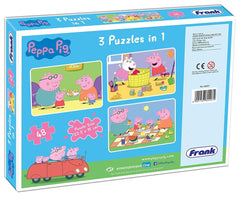Frank - Peppa Pig Puzzle (3 x 48 Pcs)
