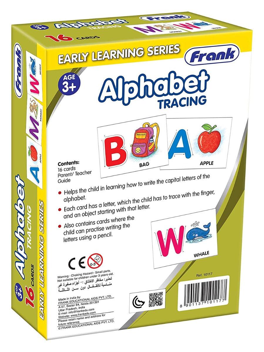 Frank Alphabet Capital Tracing ‚Äö√Ñ√¨ 16 Double-Sided Cards for Ages 3 & Above