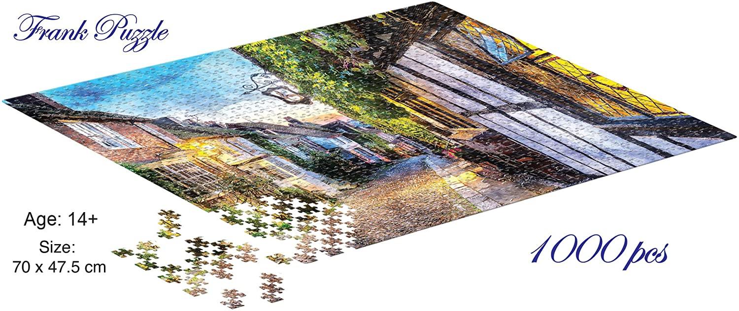 Frank Cobbled Street 1000 Pieces Jigsaw Puzzle for 14 Years and Above