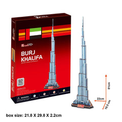 Frank Cubic Fun - Burj Khalifa-(Dubai) 3D Puzzle