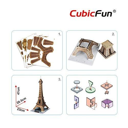 Frank Cubic Fun - Eiffel Tower 3D Puzzle