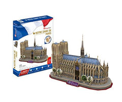 Frank Cubic Fun - Notre Dame De Paris (France) 3D Puzzle