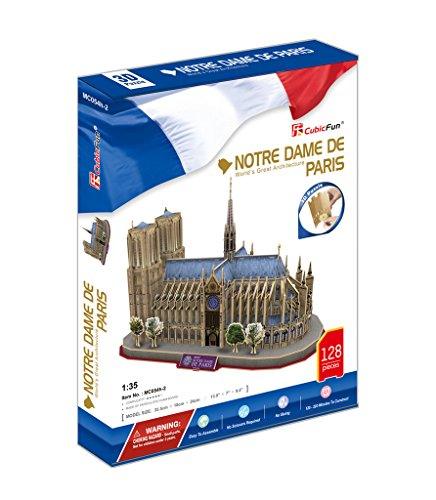 Frank Cubic Fun - Notre Dame De Paris (France) 3D Puzzle