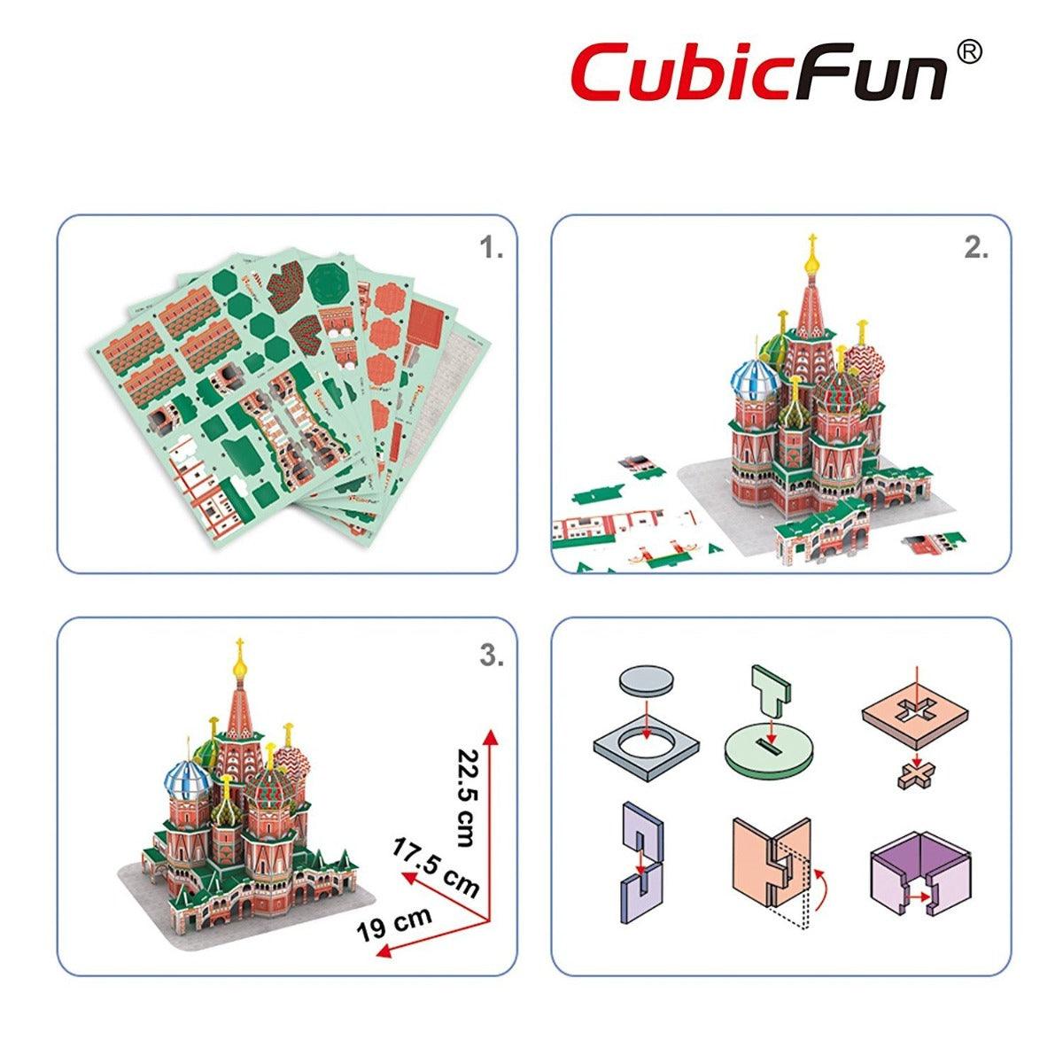 Frank Cubic Fun - ST. Basil's Cathedral 3D Puzzle