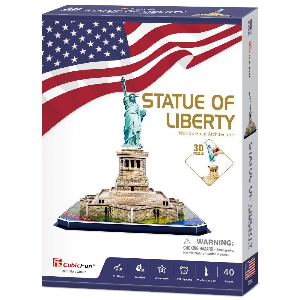 Frank Cubic Fun - Statue of Liberty(USA) 3D Puzzle