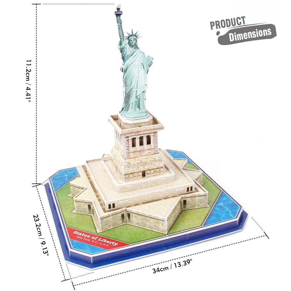 Frank Cubic Fun - Statue of Liberty(USA) 3D Puzzle