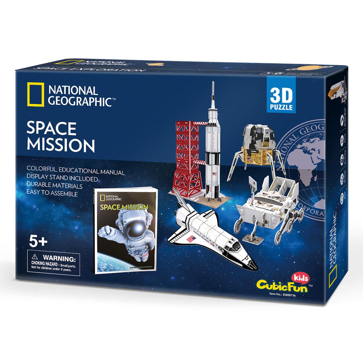 Frank Cubic Fun National Geographic - Space Mission 3D puzzle