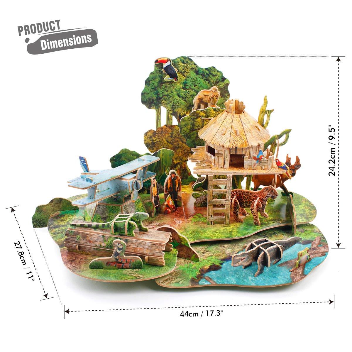 Frank Cubic Fun National Geographic -Amazon Rain Forest 3D Puzzle