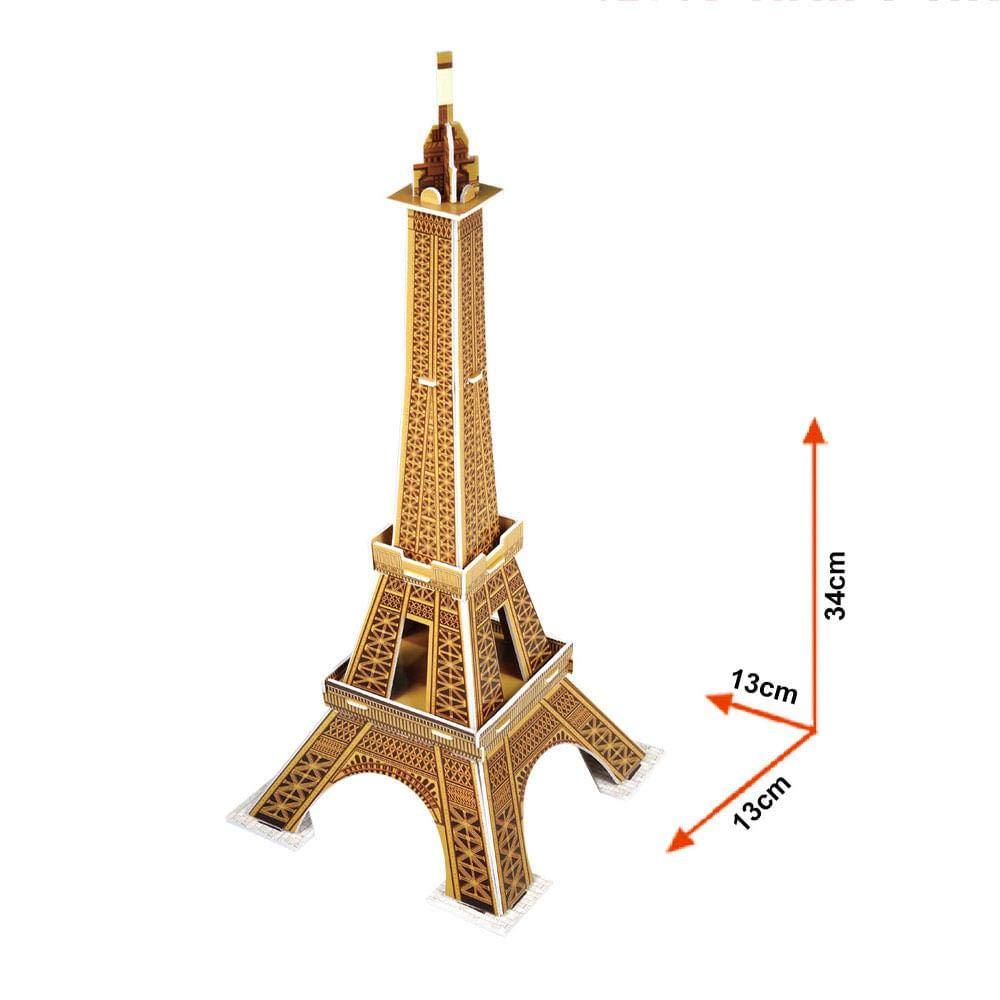 Frank Cubic Fun Small Eiffel Tower 3D Puzzle