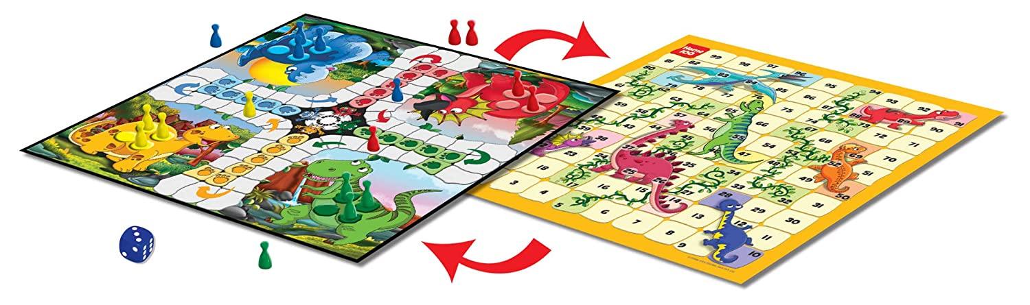 Frank Dino Ludo Dinos & Vines Board Game for 4 Year Old Kids and Above