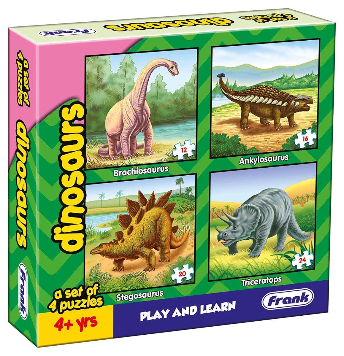 Frank  Dinosaurs Puzzle For 4 Year Old Kids And Above