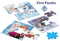 Frank Disney Frozen First Puzzles - A Set of 3 Jigsaw Puzzles for 3 Year Old Kids and Above