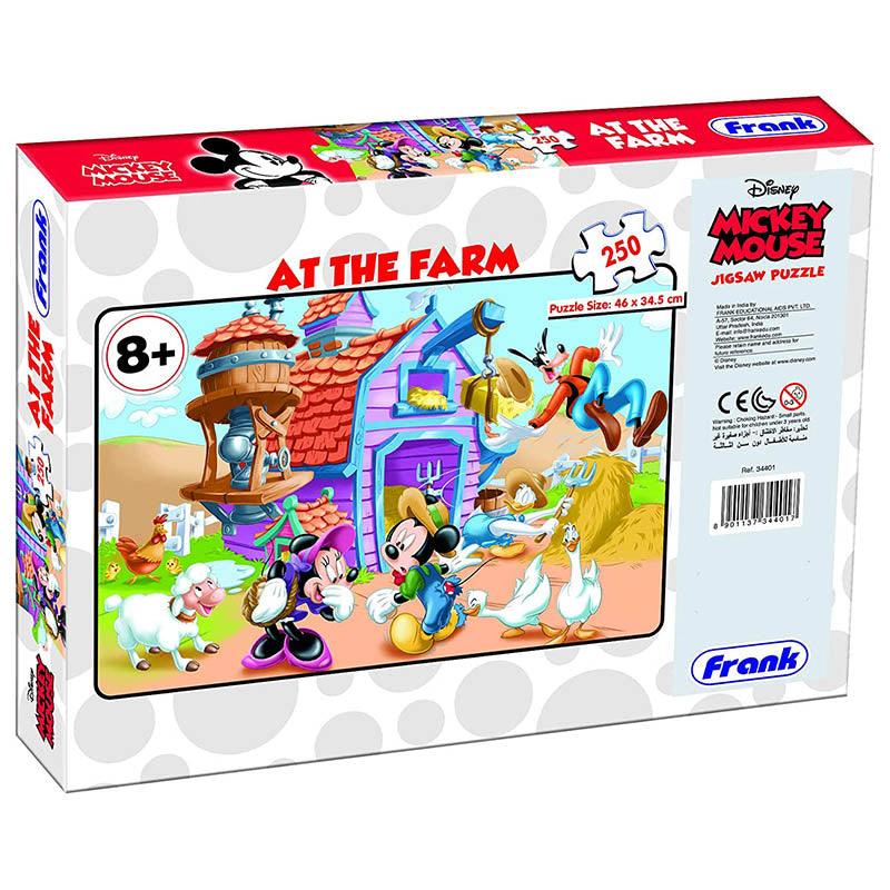 Frank Disney Mickey Mouse - At The Farm Jigsaw Puzzle (250 Pc)