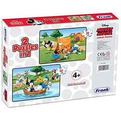 Frank Disney Mickey Mouse (2 Puzzles in 1) Sets of 30 & 40 pcs Each